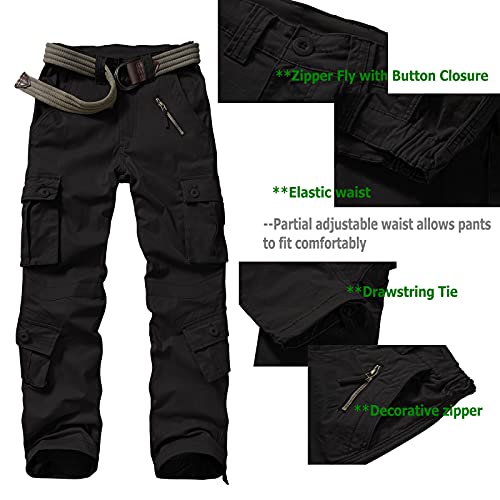 Women s Cotton Casual Military Army Cargo Combat Work Pants with 8 Pocket